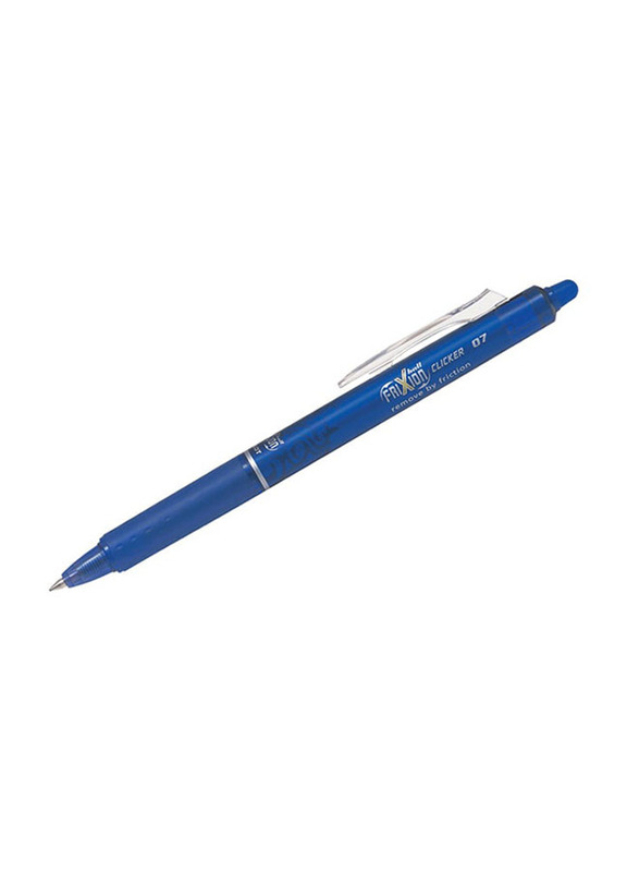 Pilot 12-Piece Frixion Clicker Erasable Gel Pen Set, Blue