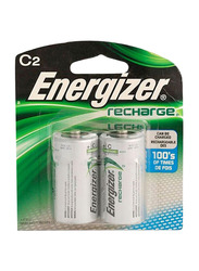 Energizer Rechargeable Battery Set, 2 Pieces, Silver