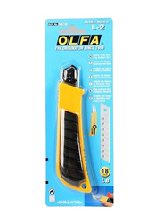 Olfa Pistol Grip Utility Knife, Yellow/Black