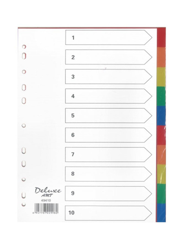 Deluxe Amt Index Divider, Multicolour