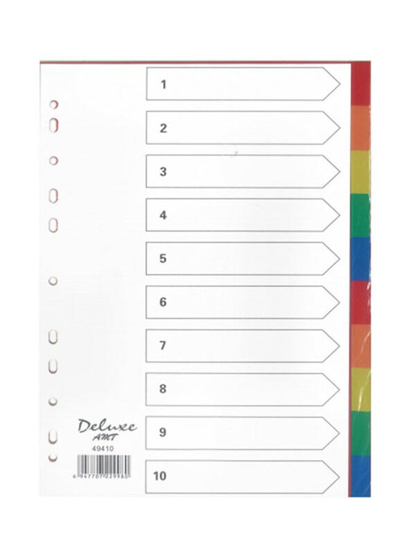 

Deluxe Amt Index Divider, Multicolour