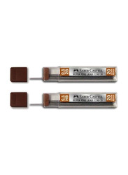 Faber-Castell 40-Piece 0.5mm HB & 2B Super Fine Mechanical Pencil Lead Set, Black