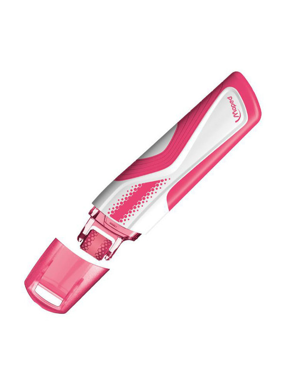Maped Roller Highlighter with Decor, Pink