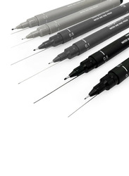 Uniball 6-Piece Fineliner Pen Set, Multicolour