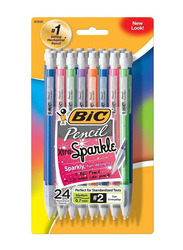 Bic 24-Piece Sparkle Mechanical Pencil Set, Multicolour