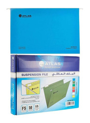 Atlas Suspension File, 50 Pieces, Blue