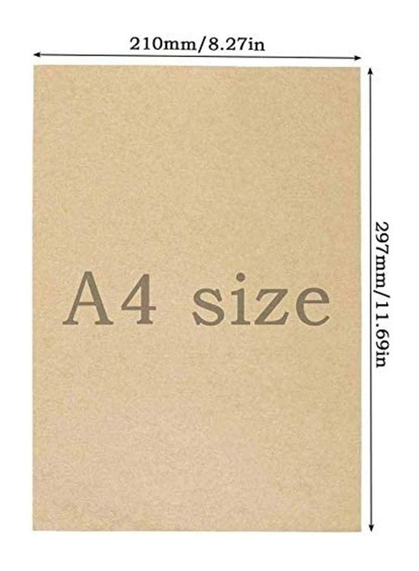 A4 Craft Paper, 50 Sheet, Brown