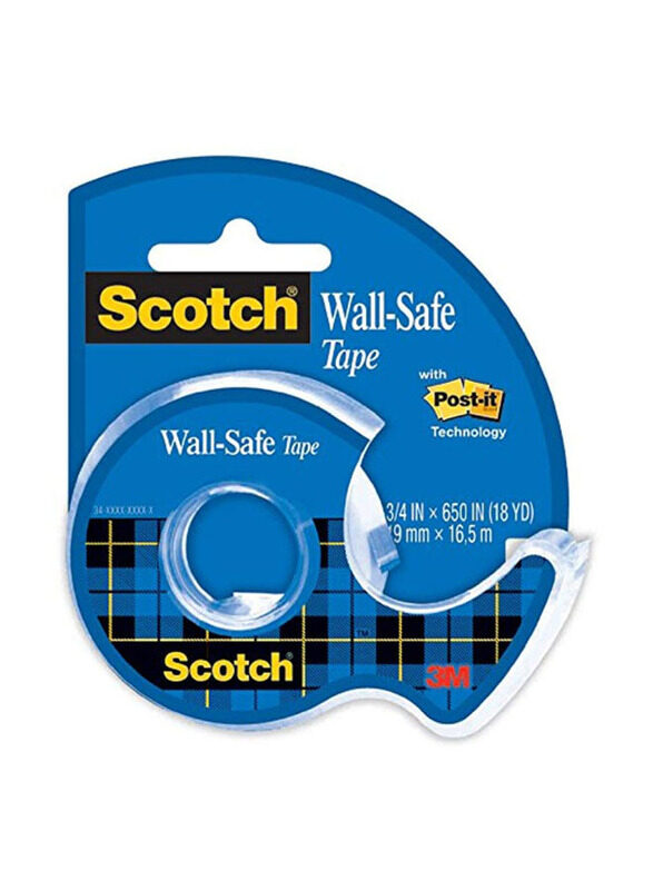 

Scotch Wall-Safe Transparent Tape, Clear