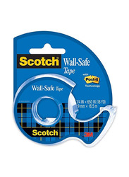 Scotch Wall-Safe Transparent Tape, Clear