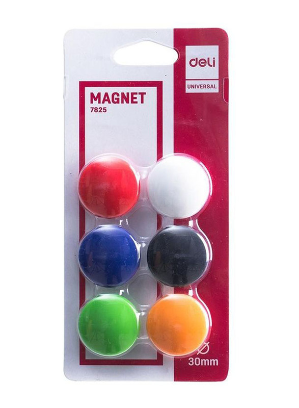 

Deli 6-Piece Magnet, Multicolour