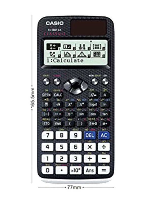 Casio ClassWiz Series Scientific Calculator, Black