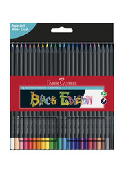 Faber-Castell Black Edition Color Pencils, 24 Pieces, Multicolour
