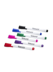 Faber-Castell 6-Piece Whiteboard Marker Set, Multicolour