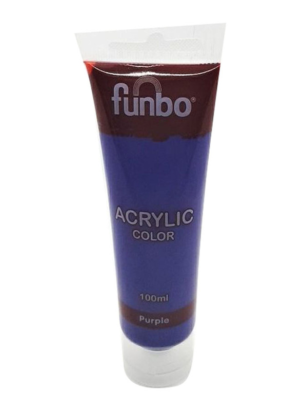 Funbo Acrylic Colour, 100ml, Purple