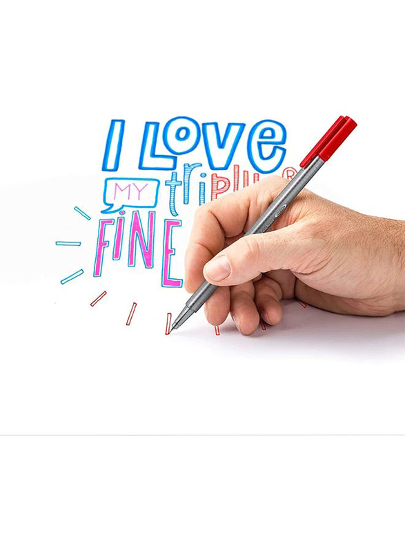 Staedtler 60-Piece Triplus Fineliner Pen, Multicolour