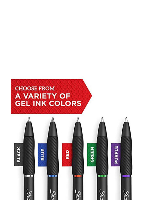 Sharpie 12-Piece 0.7mm Tip Medium Point S-Gel Ink Pens, Purple