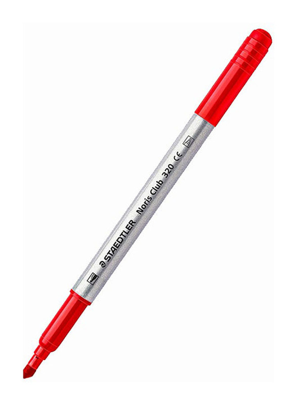 Staedtler Noris Club Double Ended Fibre Tips Pen Set, 10 Pieces, Multicolour