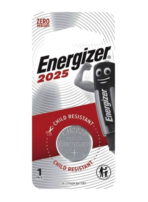 Energizer 2025 Simba Card Lithium Coin Battery, Multicolour
