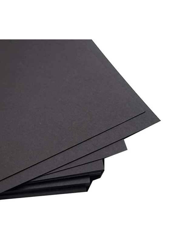 Terabyte Card Paper, 300 Sheets, 160 GSM, A5 Size, Black