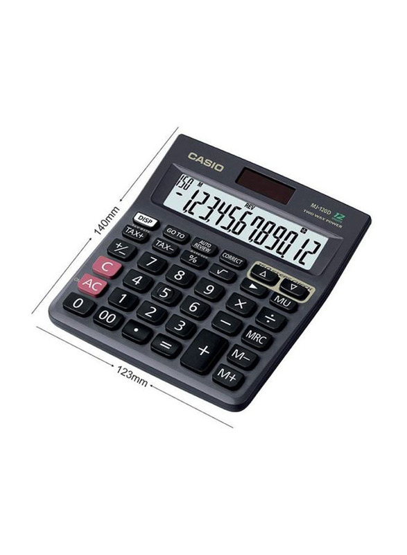 Casio Dual Power Source Financial And Business Calculator, Multicolour