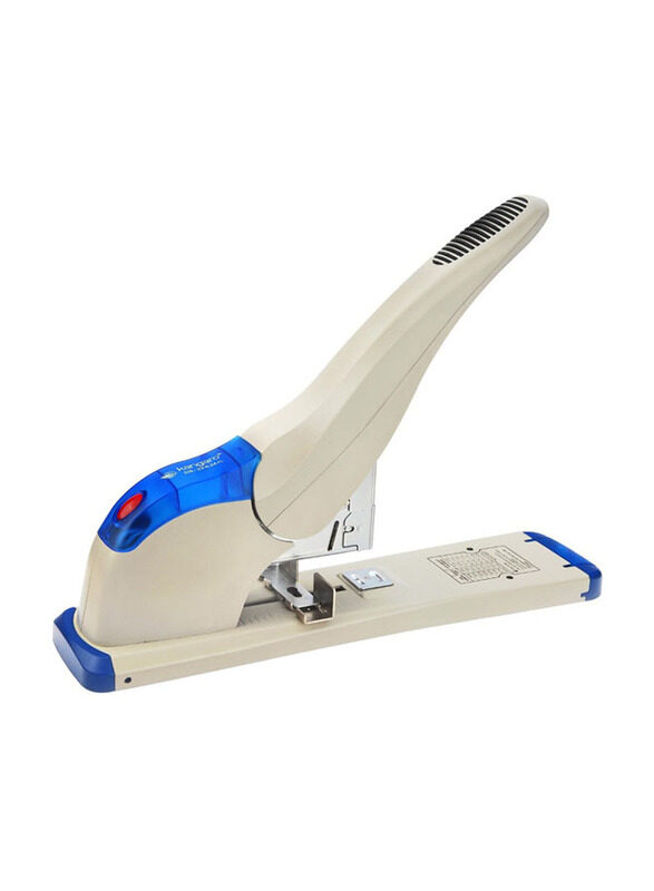 Kangaro Heavy Duty Stapler, White/Sky Blue