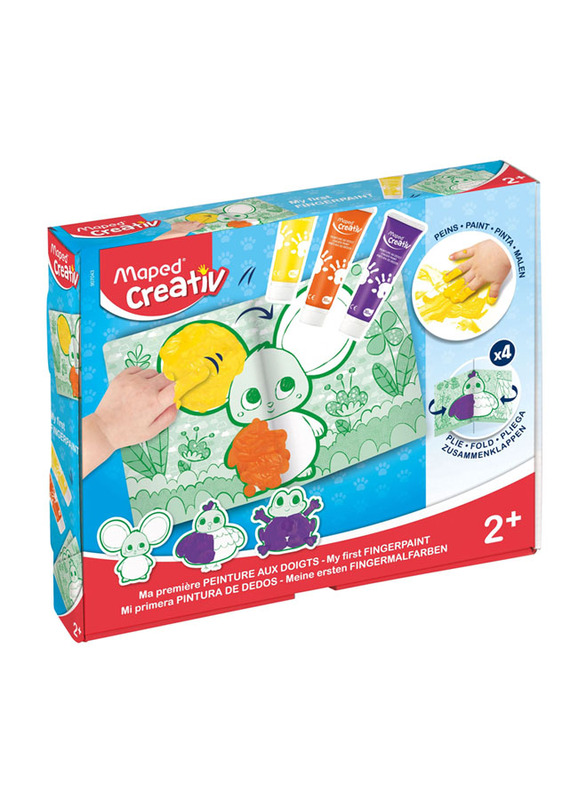 Maped Creativ Early Age My First Finger Paint, MAPD6178, Multicolour