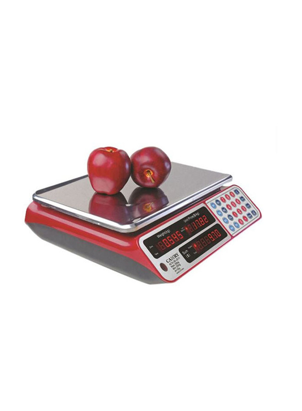 Camry Commercial Grocery Scale, Red