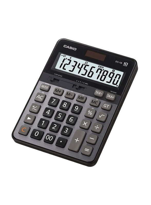 

Casio 10-Digit Basic Calculator, DS-1B, Grey/Black