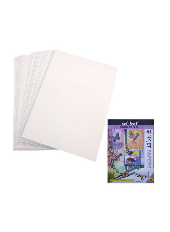 Delight Glossy Photo Paper, 50 Sheets, A3 Size