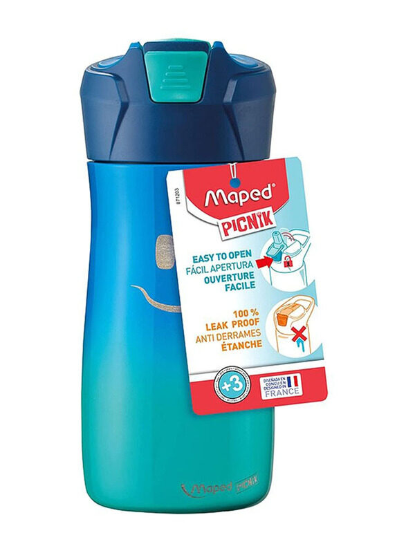 

Maped 430ml Picnik Concept Stainless Steel Bottle, Blue