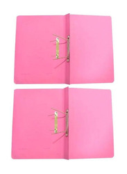 Spring File Folder A4 Documents Filing, 20 Pieces, Pink
