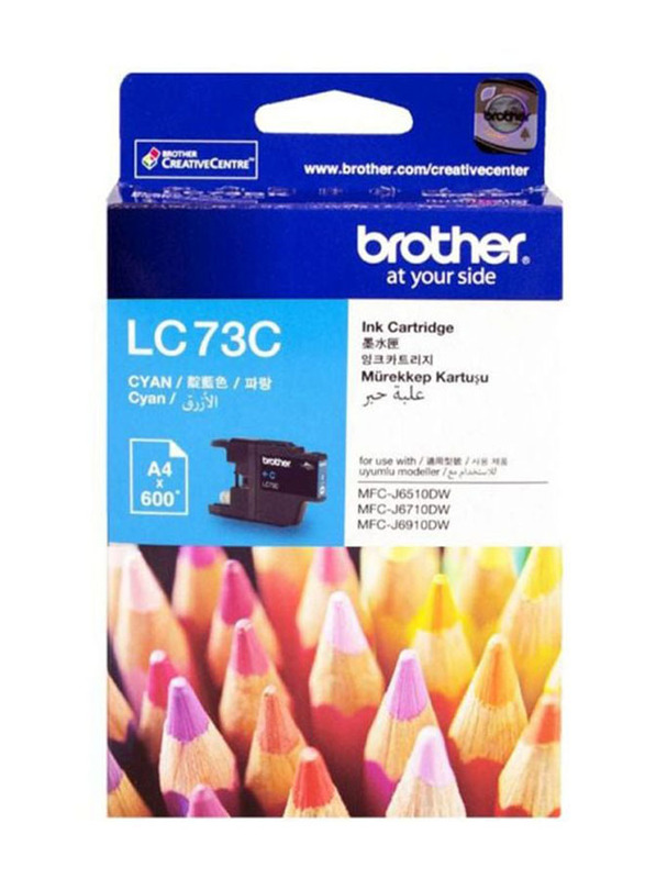 Brother LC-73C Cyan High Yield Ink Cartridge
