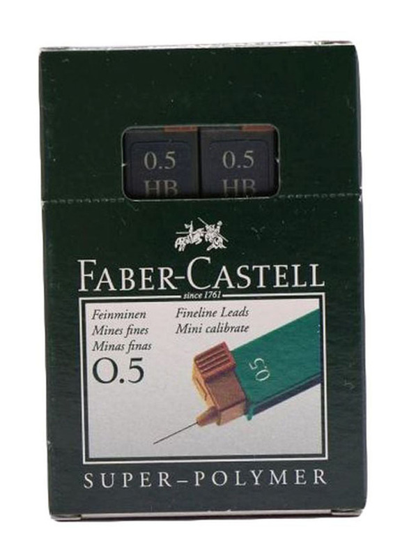 Faber-Castell 12-Piece Super Polymer Lead Pencils, Grey