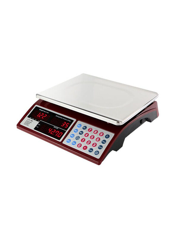 Camry Commercial Grocery Scale, Red