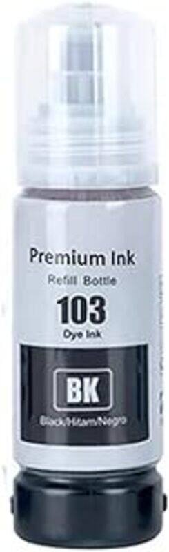 

Epson 103 Black Premium Compatible Refill Ink for Epsn Tank L3150 L1110 L5190 L3100 L3252 Printer
