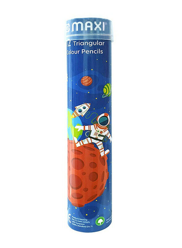 

Maxi Color Pencil, 12 Pieces, Multicolour