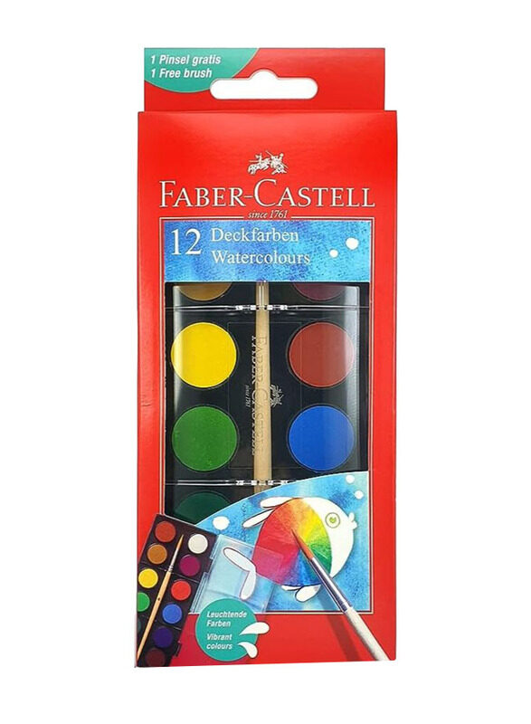 

Faber-Castell Watercolor Paint Box, 1 Piece, Multicolour