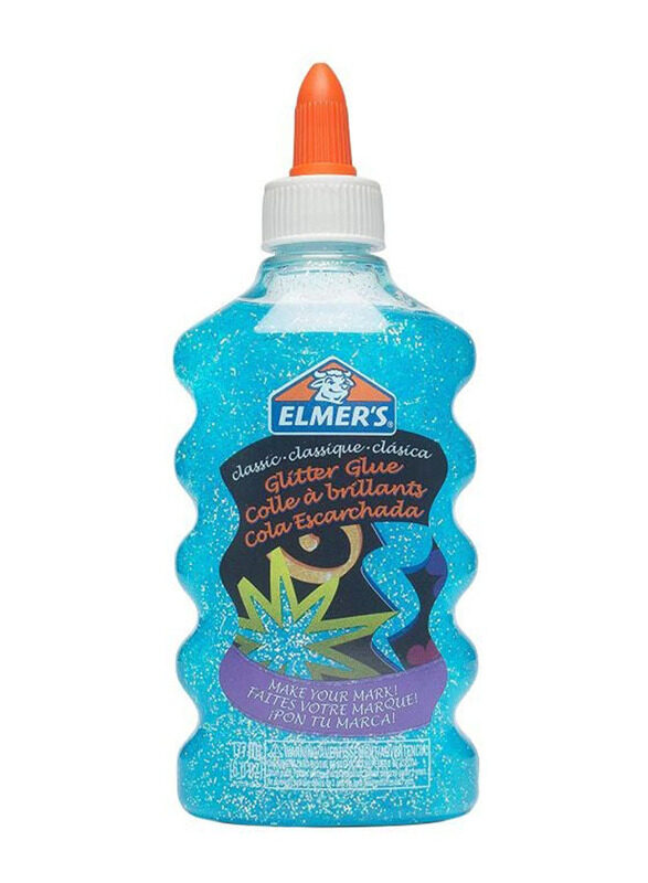 Elmer's Classic Liquid Glitter Glue, Blue