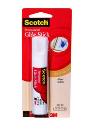3M Scotch Permanent Glue Stick, 15gm, Clear