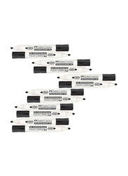 Faber-Castell 12-Piece Whiteboard Marker Set, Black