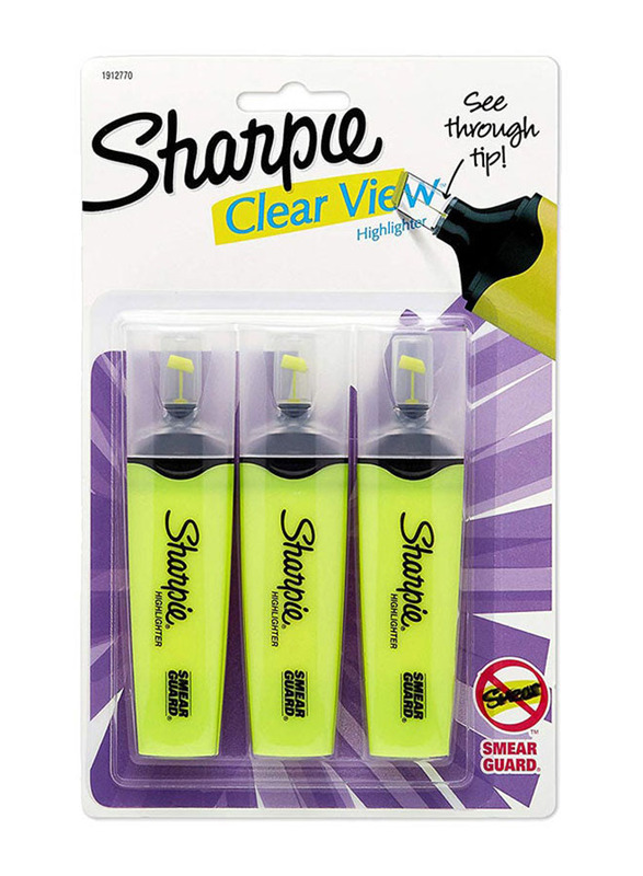 Sharpie Clear View Highlighter, Yellow