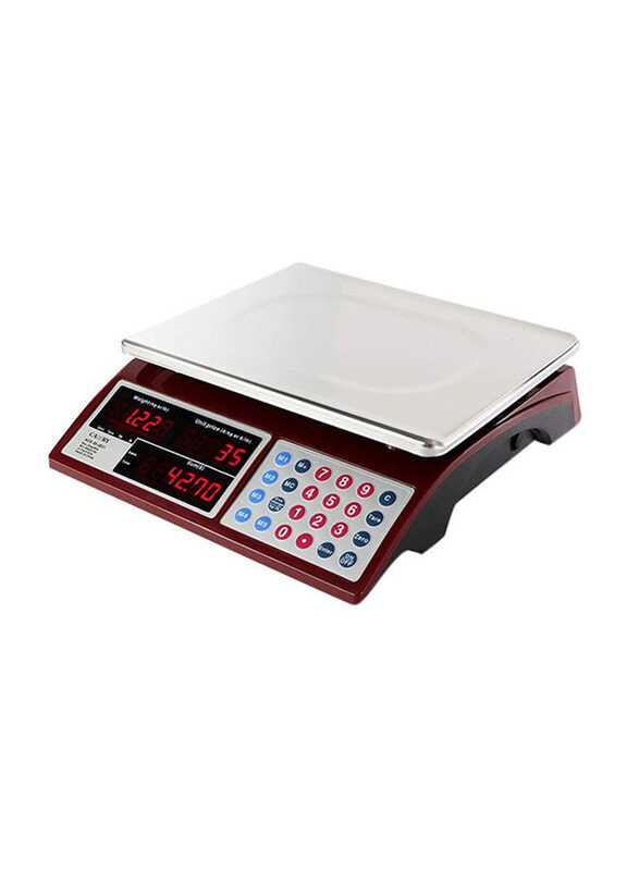 Camry Commercial Grocery Scale, Red