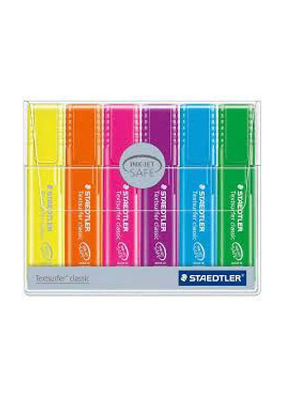 Staedtler 6-Piece Textsurfer Highliter, Multicolour