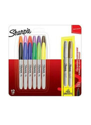 Sharpie 14-Piece Fine Tip Permanent Markers Set, Multicolour