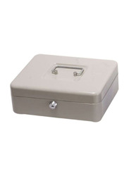 Partner 10" Cash Box, PTCB100, Grey/Silver