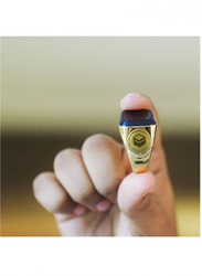 iQibla Tasbih Zikr Metal Smart Ring, 20mm, Gold