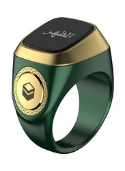 iQibla Tasbih Zikr Lite Plastic Smart Ring, 18mm, Green