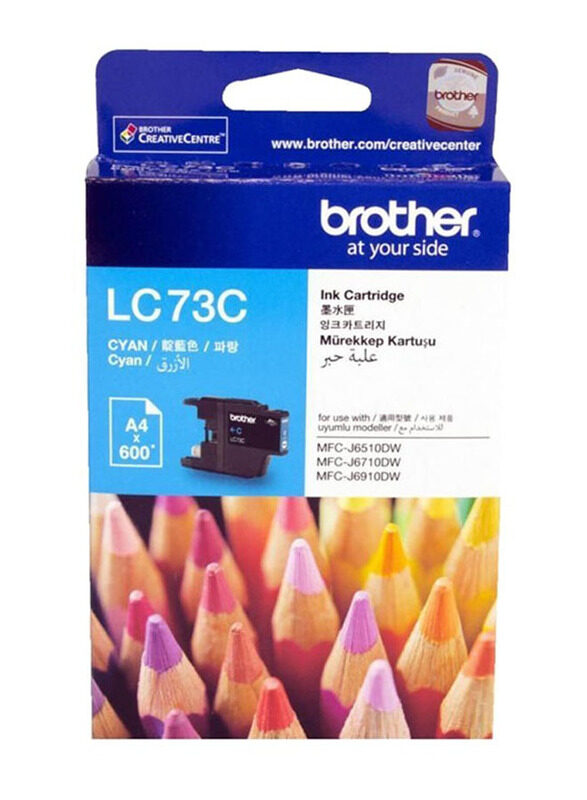

N/a Brother LC-73C Cyan High Yield Ink Cartridge