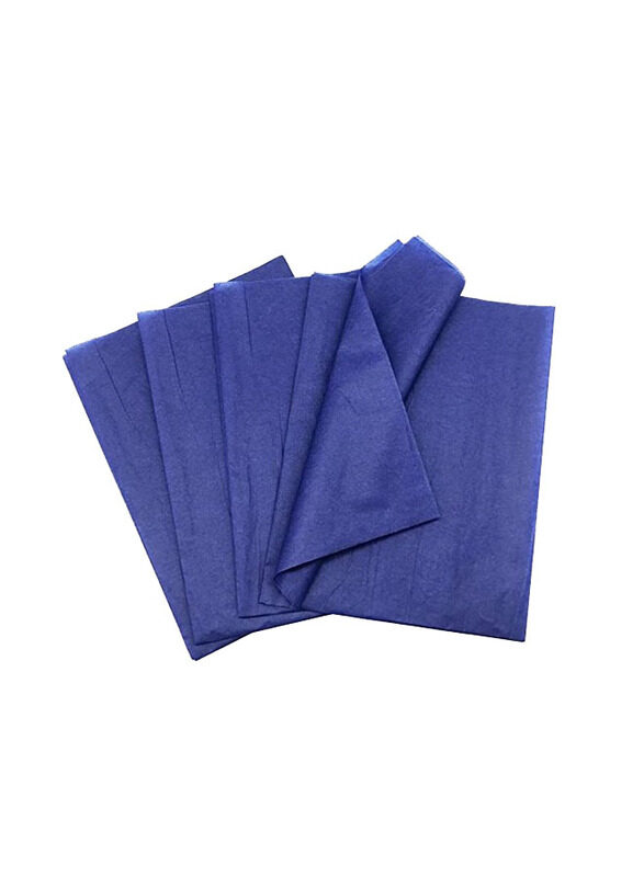 Funbo Art Crepe Paper Set, 50 x 200cm, 10 Pieces, Dark Blue