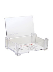 Deli Business Card Holder, 7621, Clear